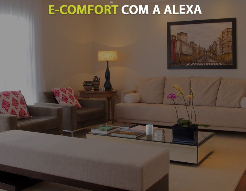 Controle os seus dispositivos e-Comfort com Alexa